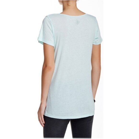 NWT-Volcom One Wild Short Sleeve Scoop Neck Tee-Mint Green, Small - Picture 2 of 3
